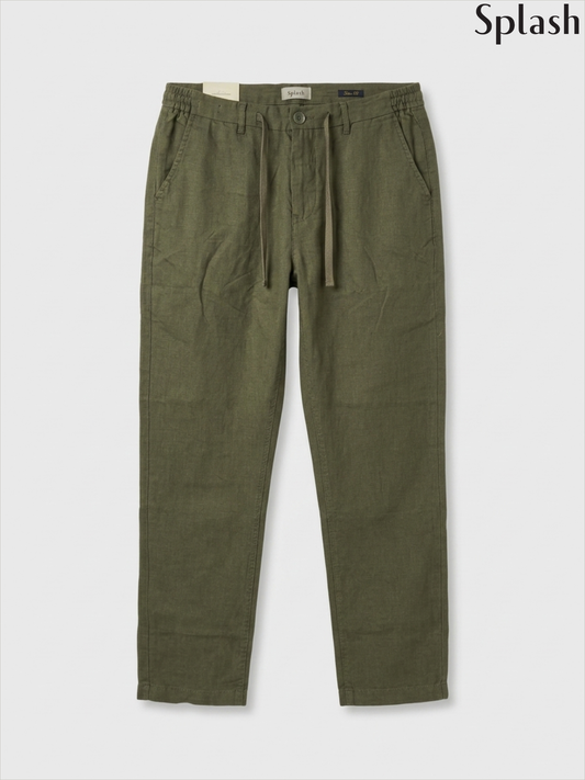 Splash Relax Fit Linen Men Trouser
