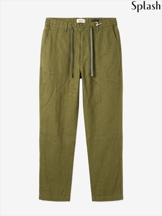 Splash Relax Fit Linen Men Trouser