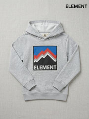 ELEMENT GIRLS GREY PRINTED PULLOVER HOODIE