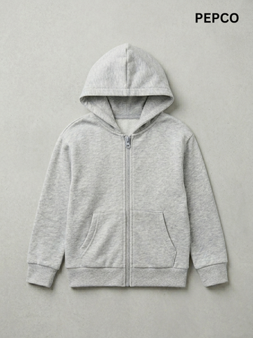 PEPCO TEENS GIRLS BASIC ZIPPED HOODIE