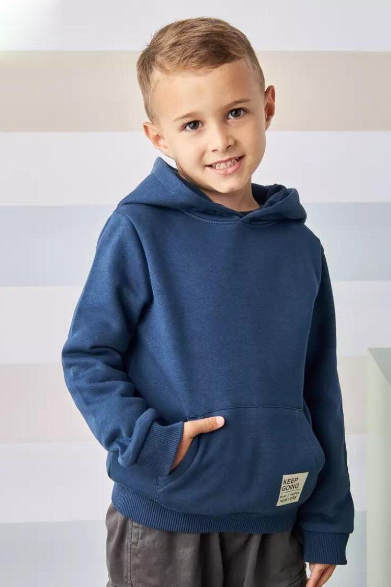 MAX FASHION Plain Hooded Sweatshirt