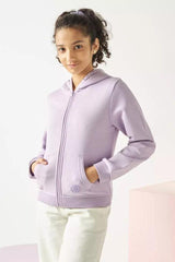 MAX FASHION Plain Zip Hoodie with Kangaroo Pockets