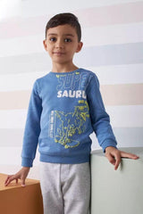 MAX FASHION Dinosaur Print Sweatshirt