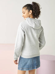 MAX FASHION Plain Zip  Hoodie with Kangaroo Pocket