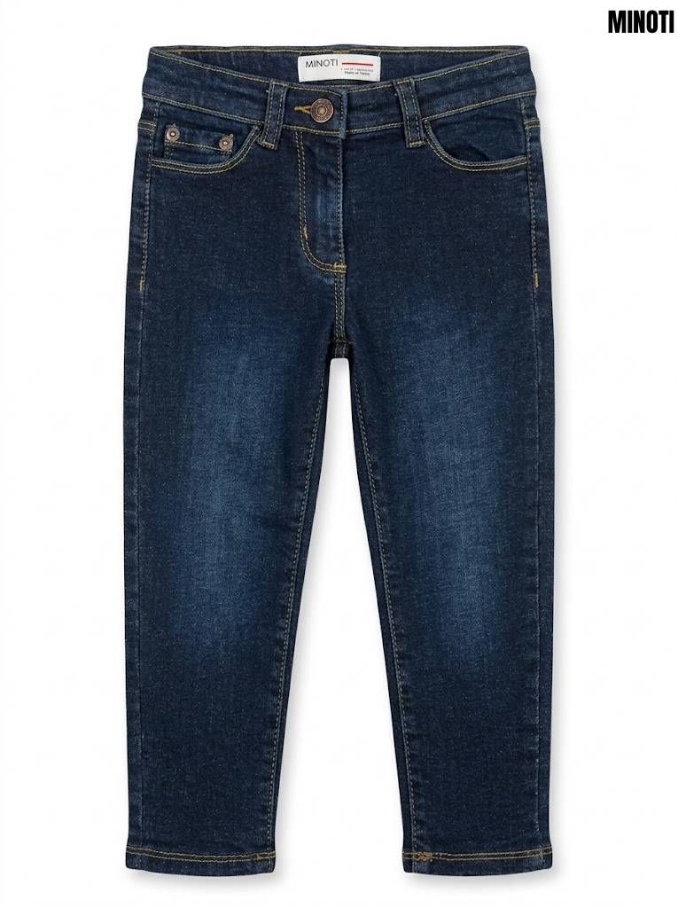 MInoti Boys Dark Blue Washed Slim Fit Stretch Denim Jeans| SM GARMENTS
