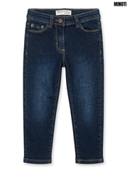MInoti Boys Dark Blue Washed Slim Fit Stretch Denim Jeans| SM GARMENTS
