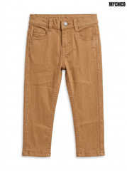 My Chico Boys Ochre Tan Brown Slim Fit Stretch Denim Pants| SM GARMENTS