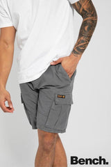 Mens 'viddi' combat shorts - steel grey