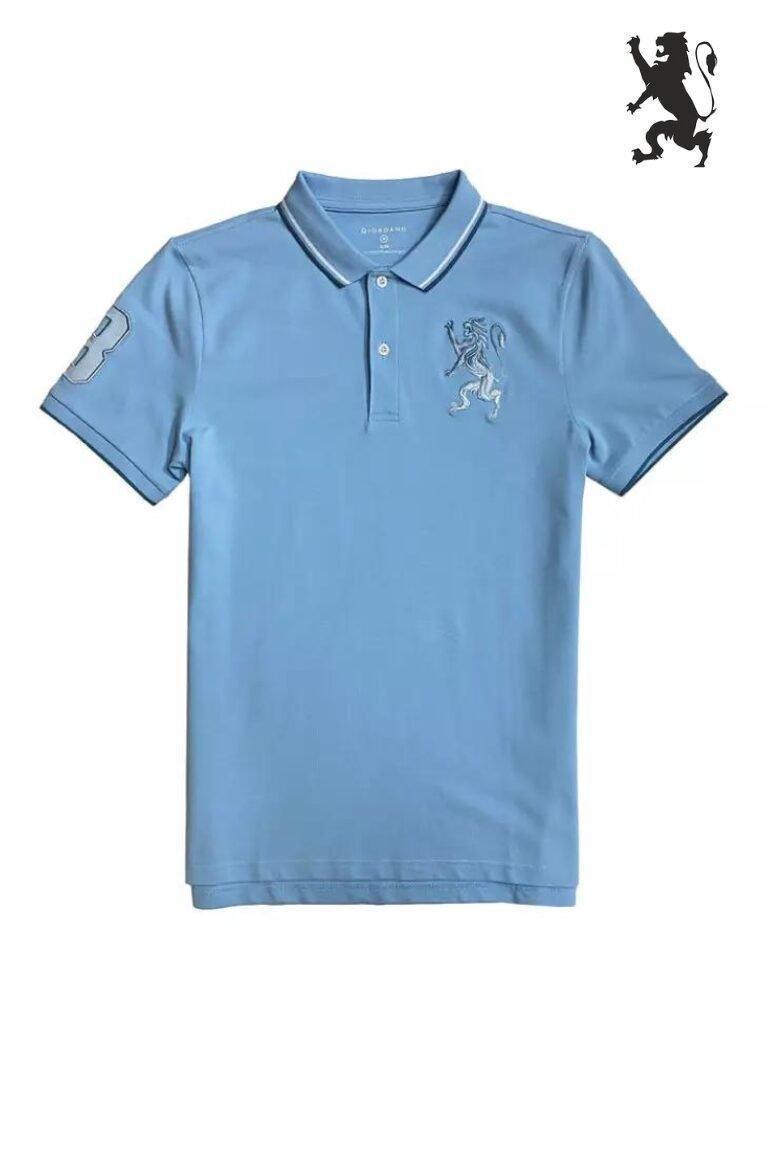 MEN'S 3D LION EMBROIDERY POLO