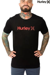 HURLEY ONE AND ONLY BLACK SHORT SLEEVE