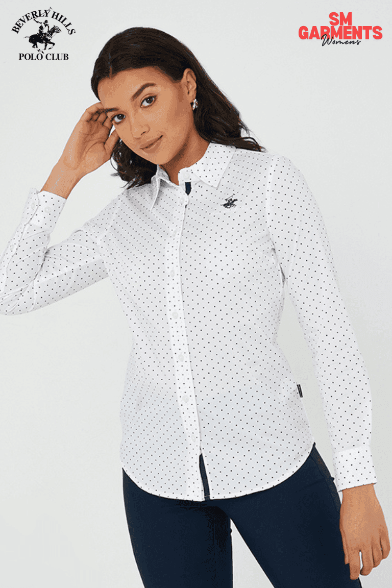 POLKA DOT POPLIN SHIRT