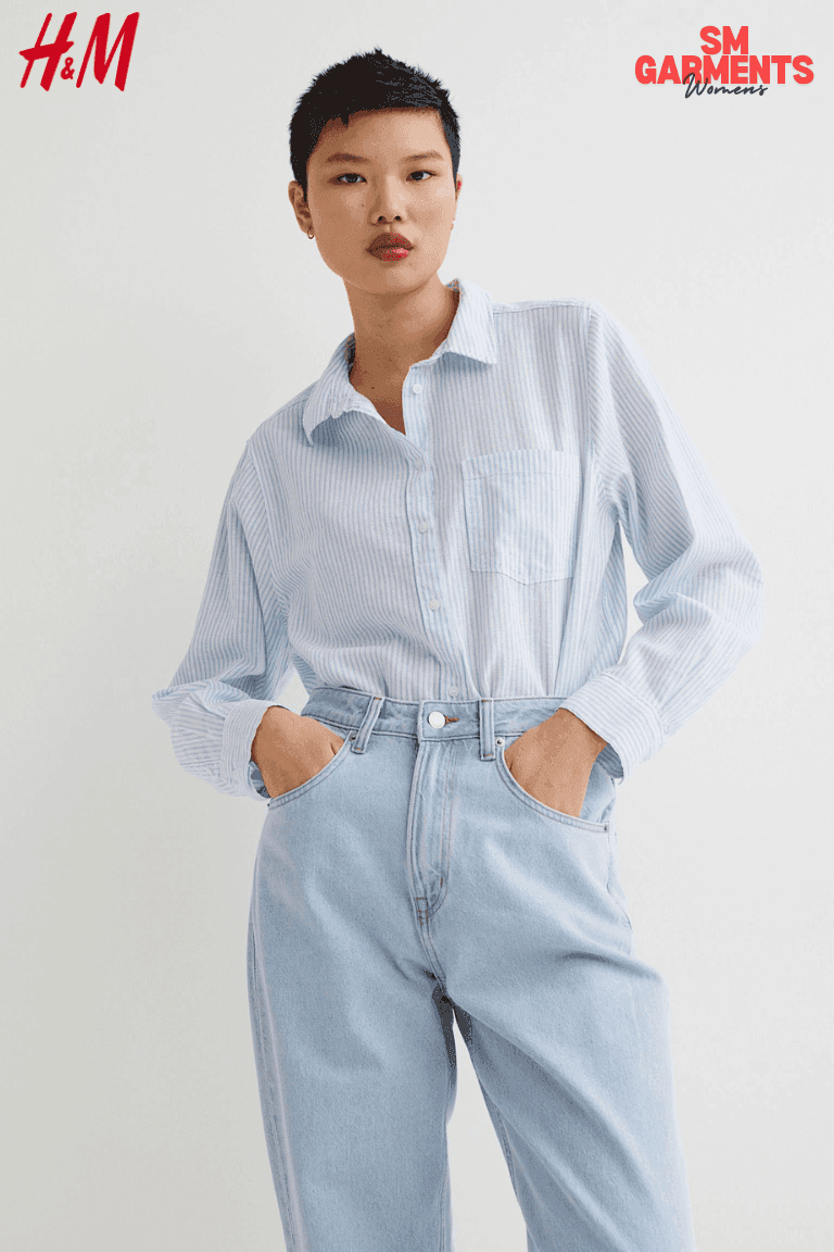 LINEN-BLEND SHIRT