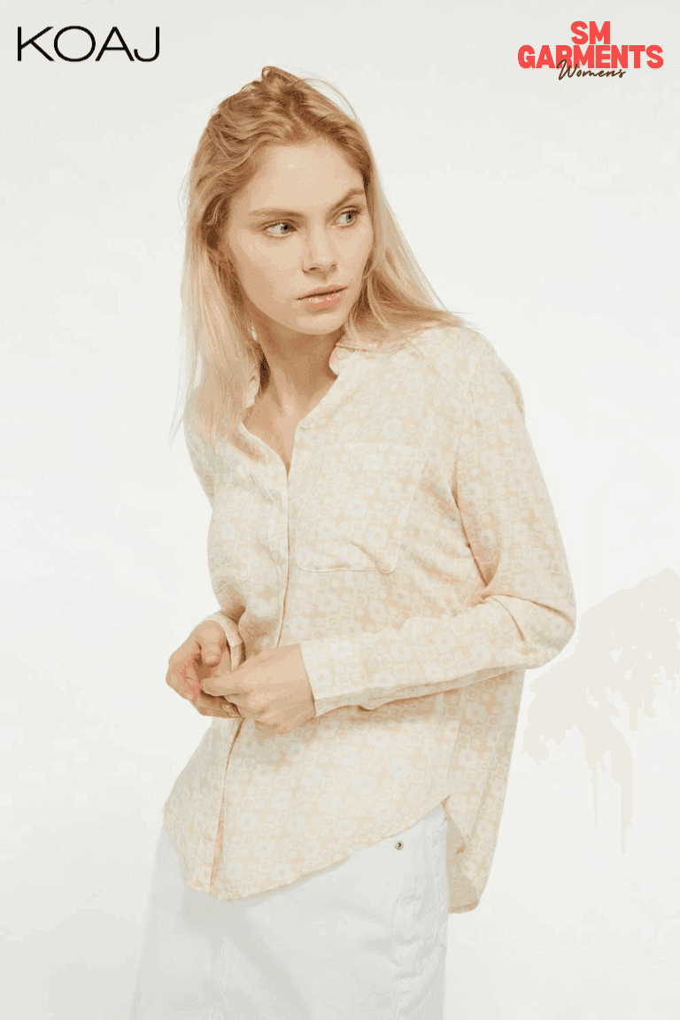 KOAJ RINTED BLOUSE