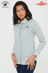 Windows to the world woven shirt