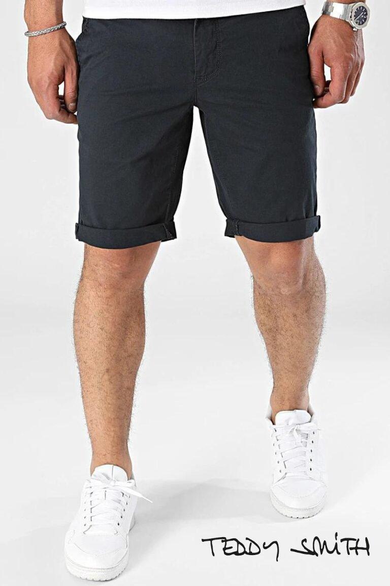 TEDDY SMITH Chino Shorts Navy Blue