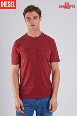 DIESEL PEARSON TEE HAVANA RED