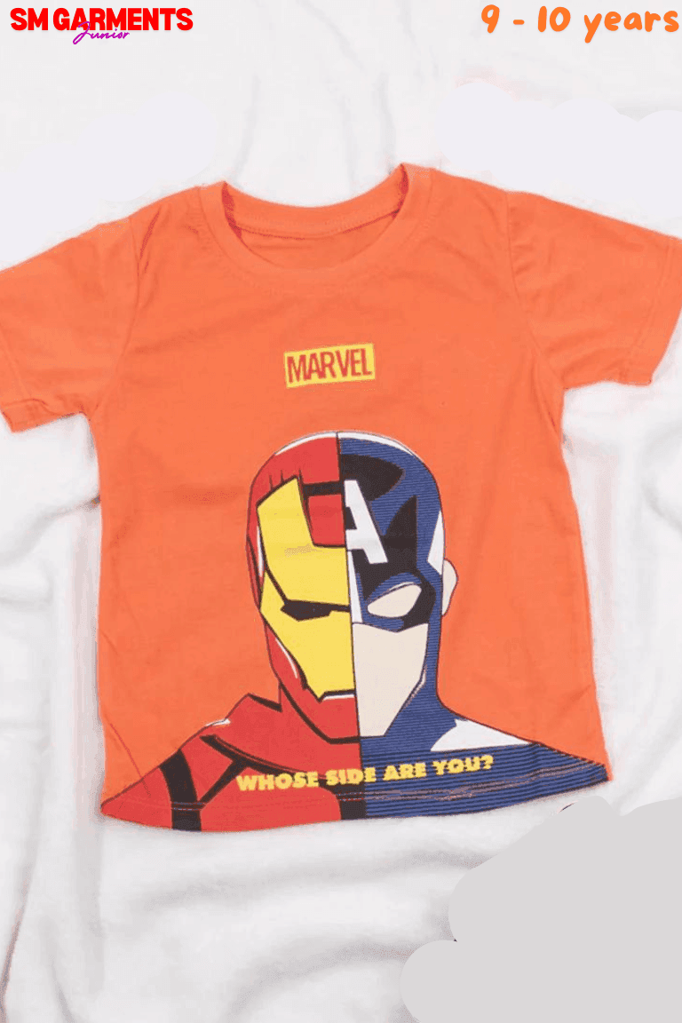 Marvel Whose Side Are You Print T-Shirt