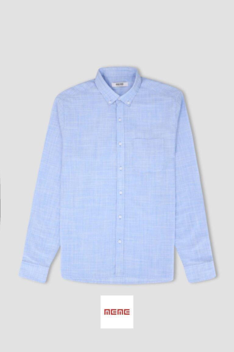 MEME Men Solid Button Down Shirt