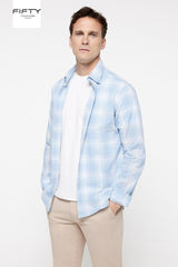 Milano Slub Plaid Shirt