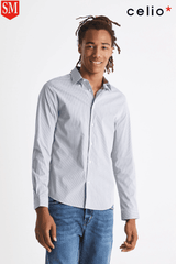 SLIM COTTON BLEND SHIRT