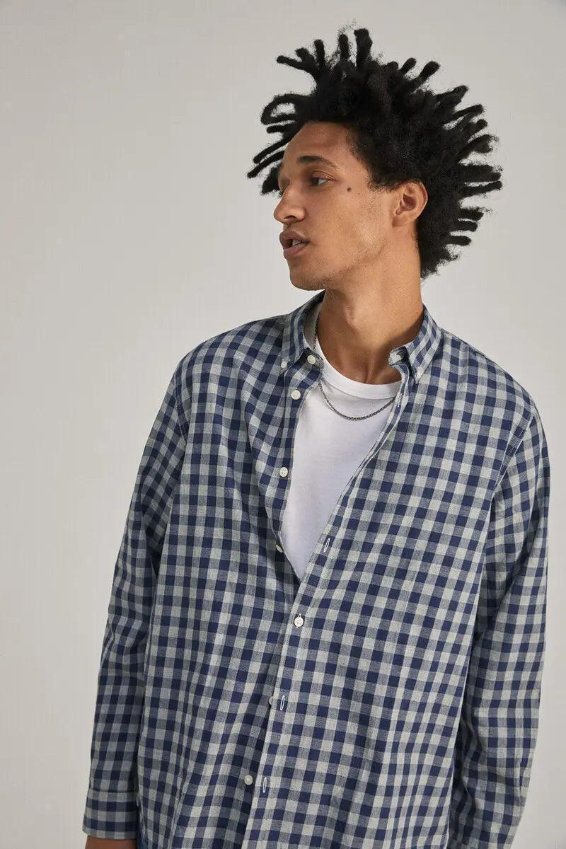 JACK & JONES Melange checked shirt