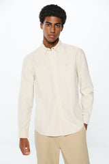 SPF Striped Oxford Shirt