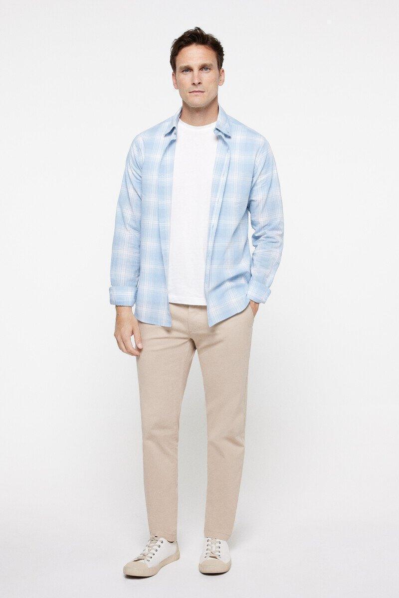 Milano Slub Plaid Shirt