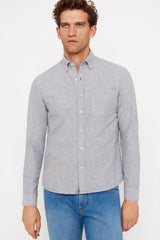 Plain Brushed Oxford Shirt