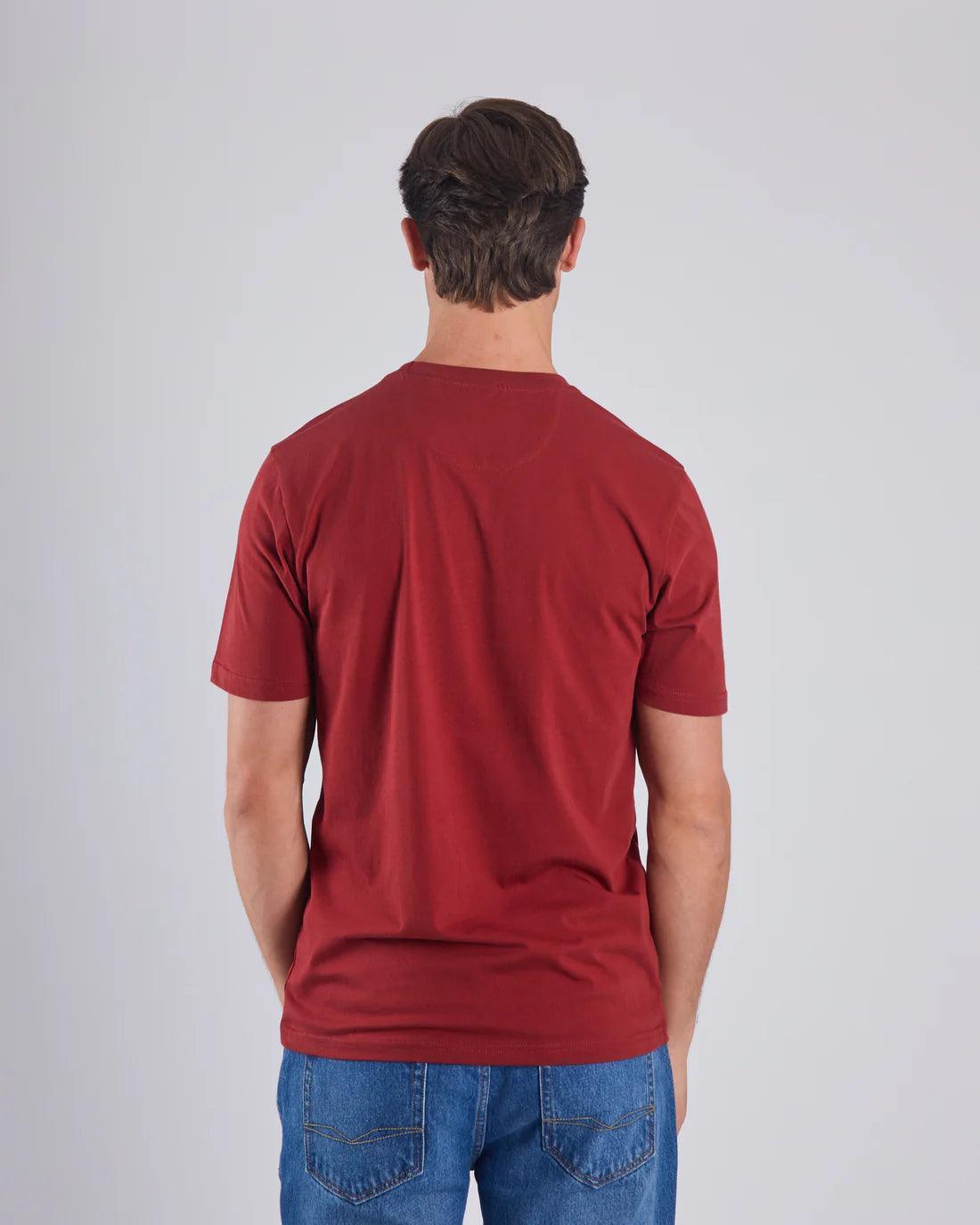 DIESEL PEARSON TEE HAVANA RED