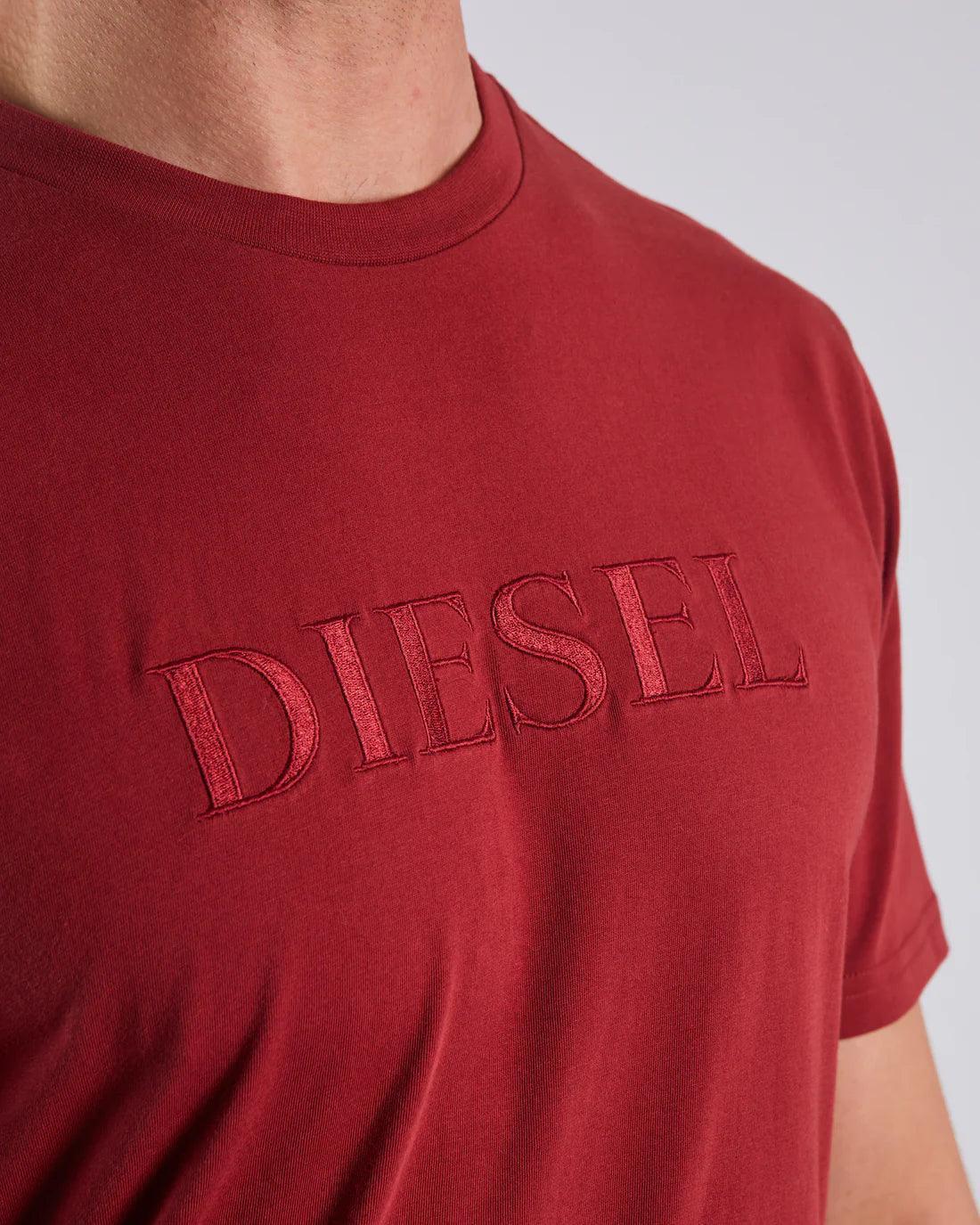 DIESEL PEARSON TEE HAVANA RED