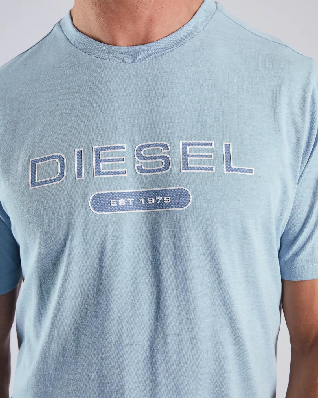 DIESEL PEDRO TEE BAYAMO BLUE