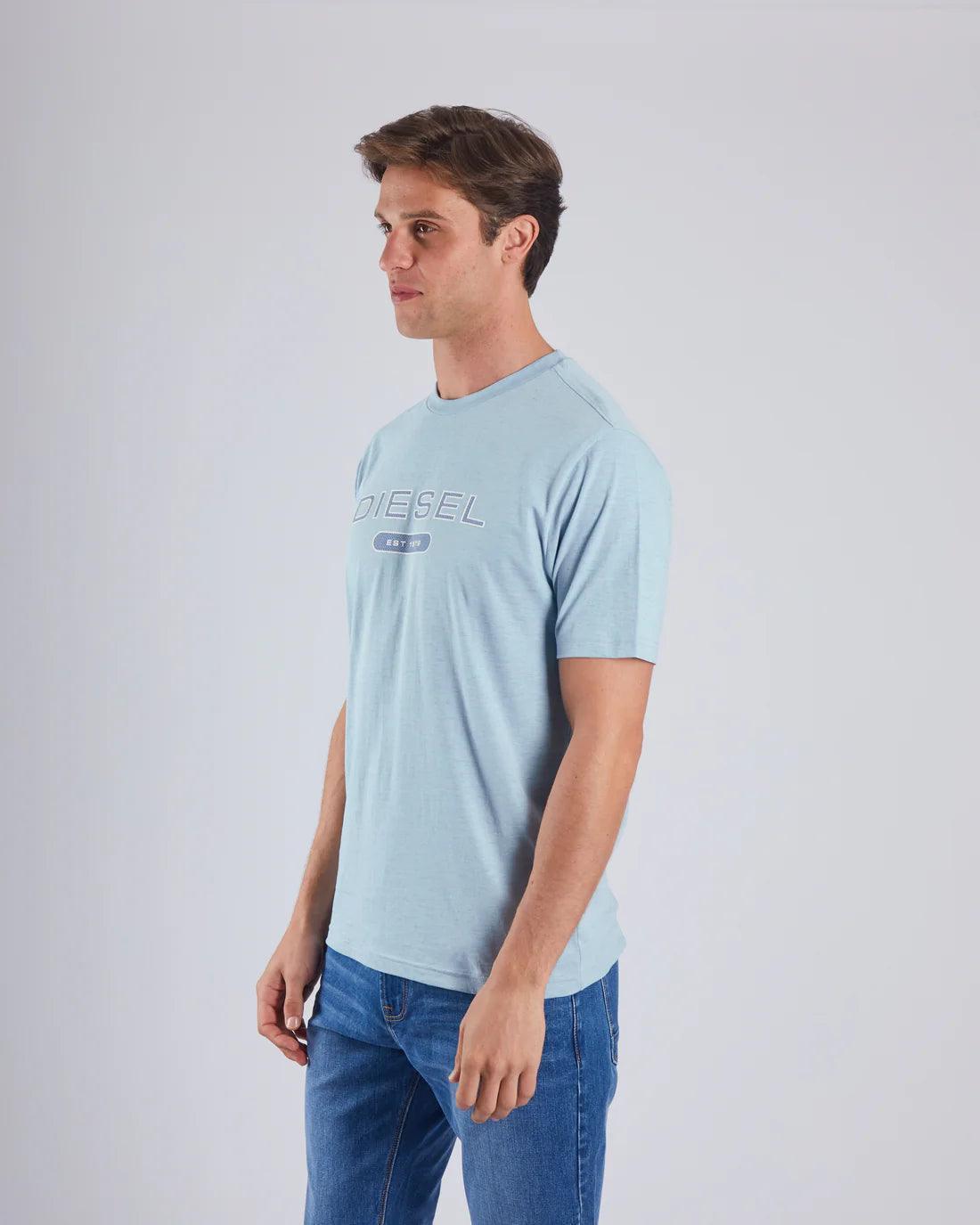 DIESEL PEDRO TEE BAYAMO BLUE