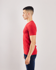 DEISEL Basic Oakley V Neck Barbados Cherry Tee