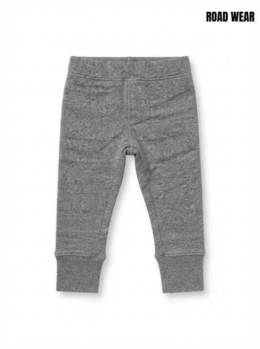 Boys' Heather Gray Cotton Jogger Pants | Comfortable Everyday Casual Pants