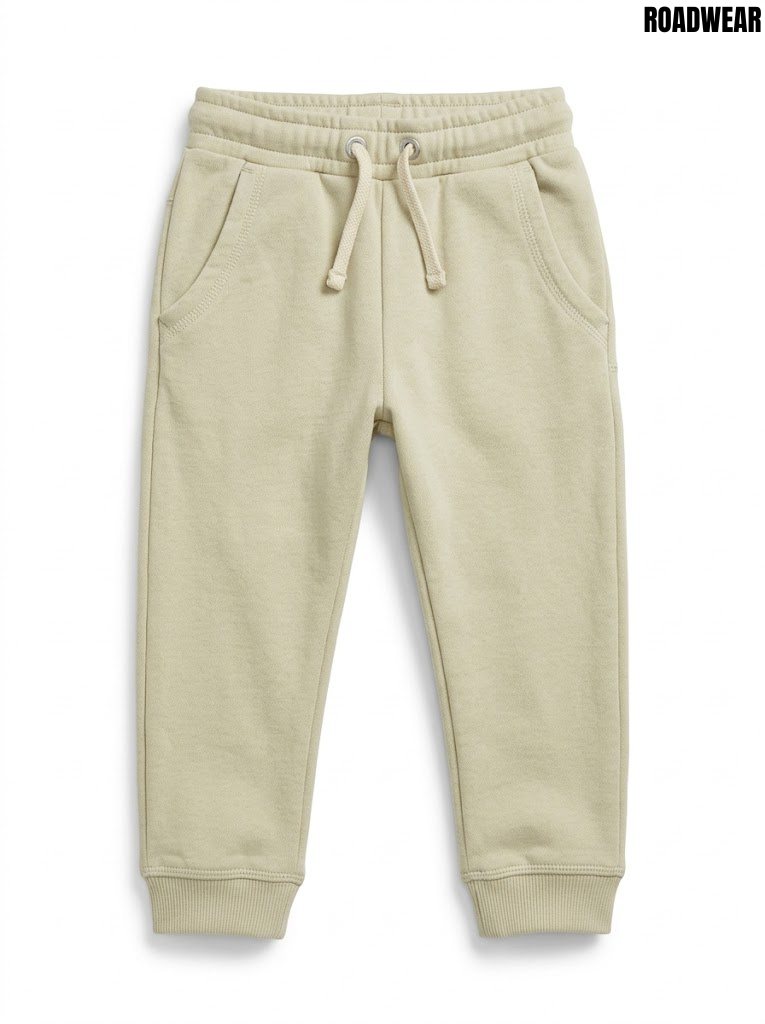 Roadwear Boys Sage Green Casual Athletic Jogger Pants| SM GARMENTS