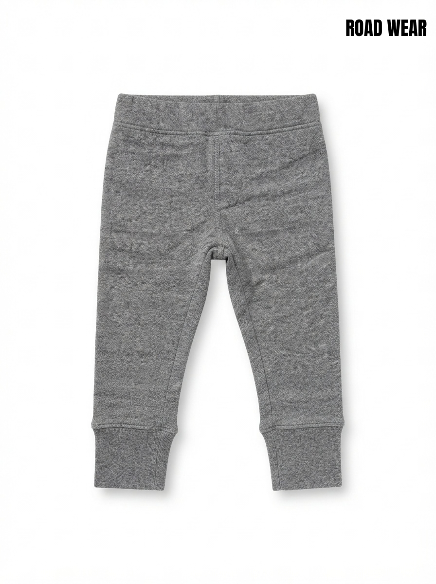 Boys' Heather Gray Cotton Jogger Pants | Comfortable Everyday Casual Pants
