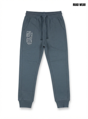 Boys' Dark Grey Graphic Joggers | Comfortable Casual Sweatpants for Kids