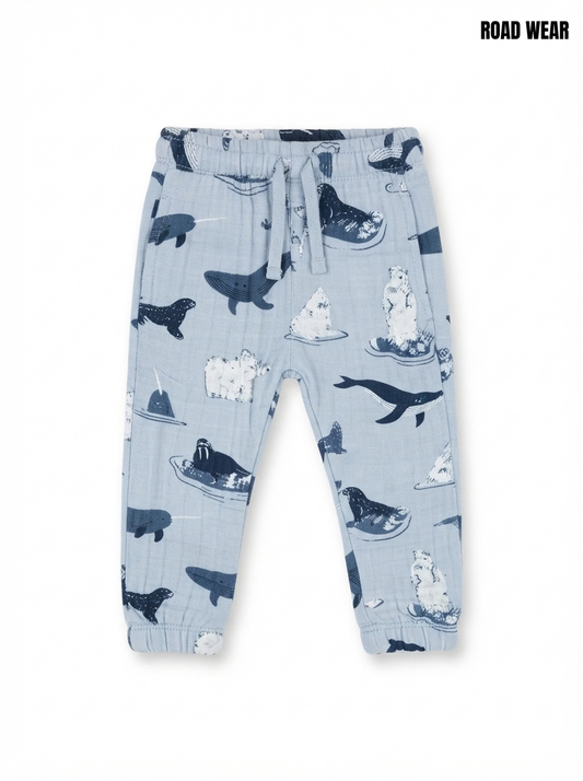Kids Printed Jogger Pants – Soft Casual Everyday Trousers