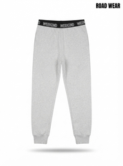 Boys' Heather Grey Joggers with "WEEKEND" Branded Waistband
