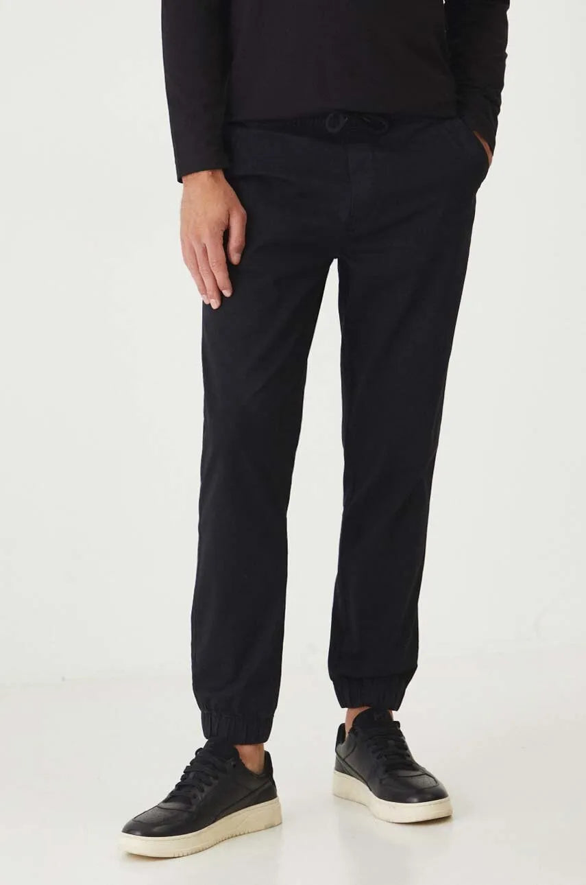 MEDICINE Men's jogger pants, smooth, black