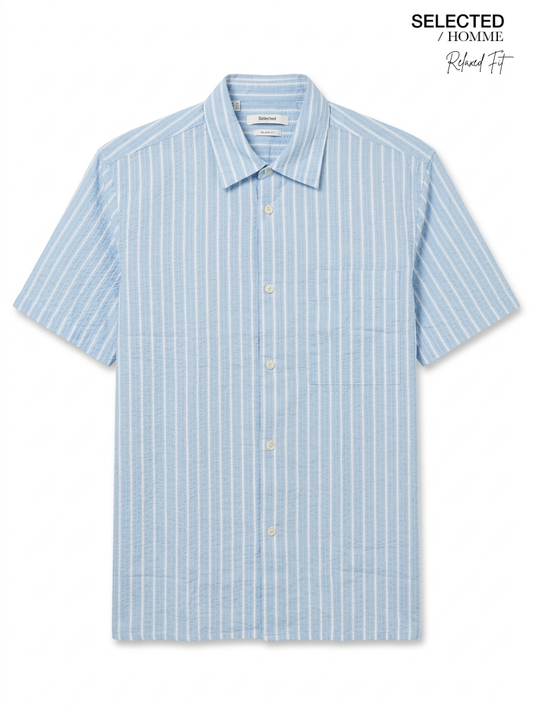 Men Cashmere Cotton Blend Shirt