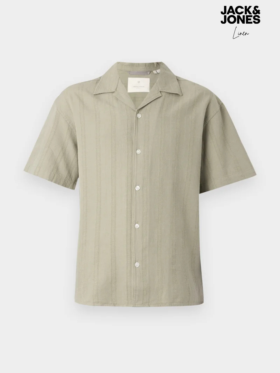 Men Premium Dobby Resort Linen Shirt