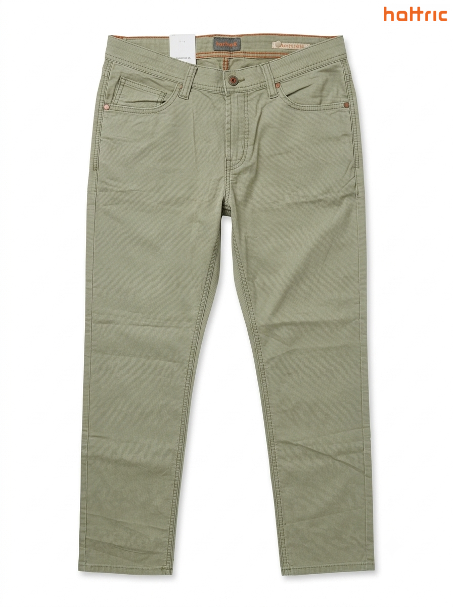 Hattric 5-Pocket Parker Comfort-Stretch