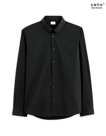 Celio Men Slim Fit Stretch Cotton Shirt