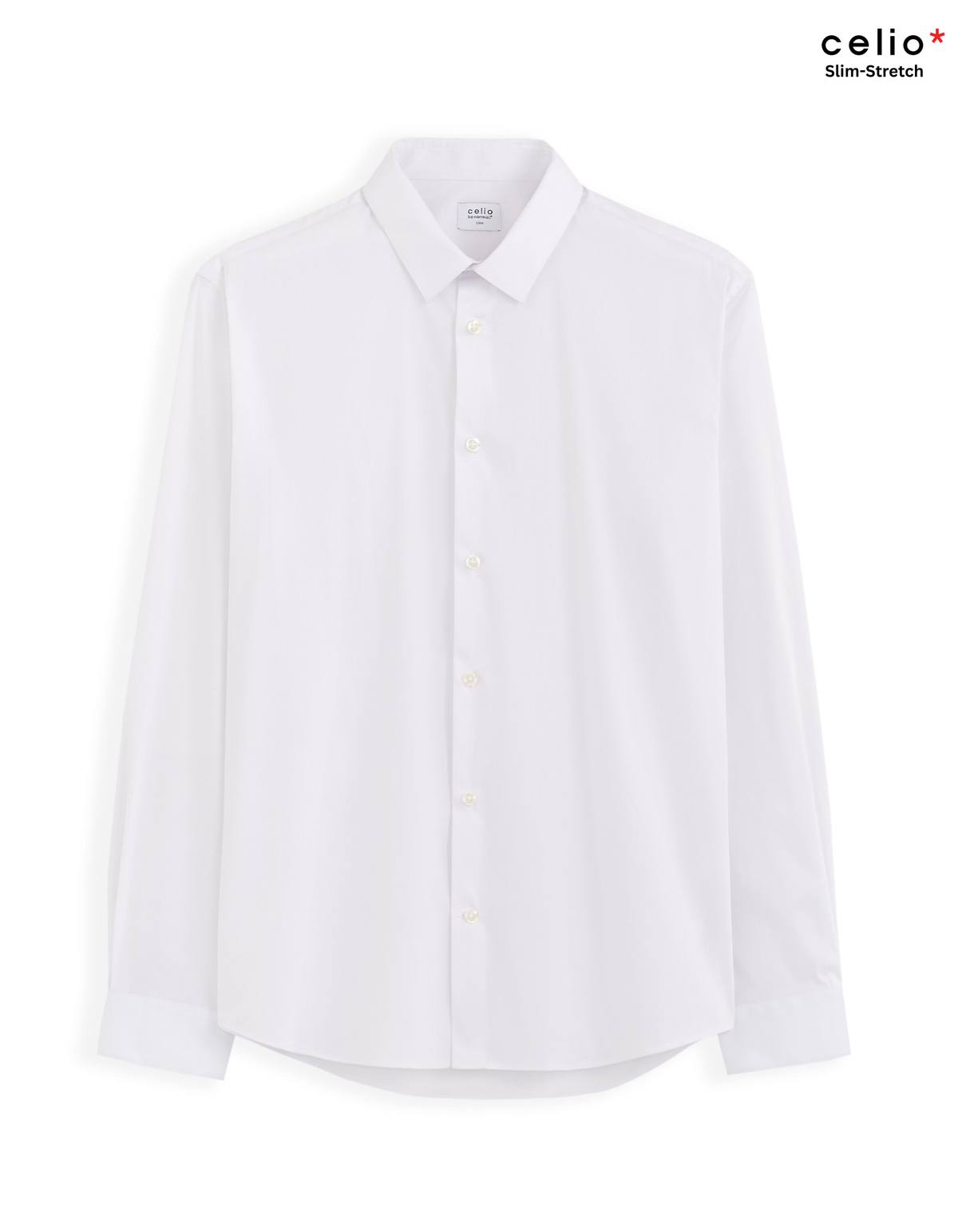 Celio Men Slim Fit Stretch Cotton Shirt