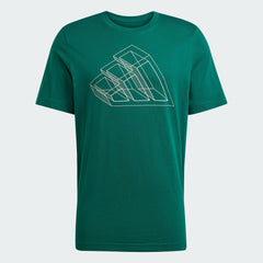 Men Tech Outline Graphic T-Shirt
