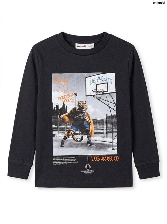 Imported Boy Los Angeles Hoops Long-Sleeve Tee