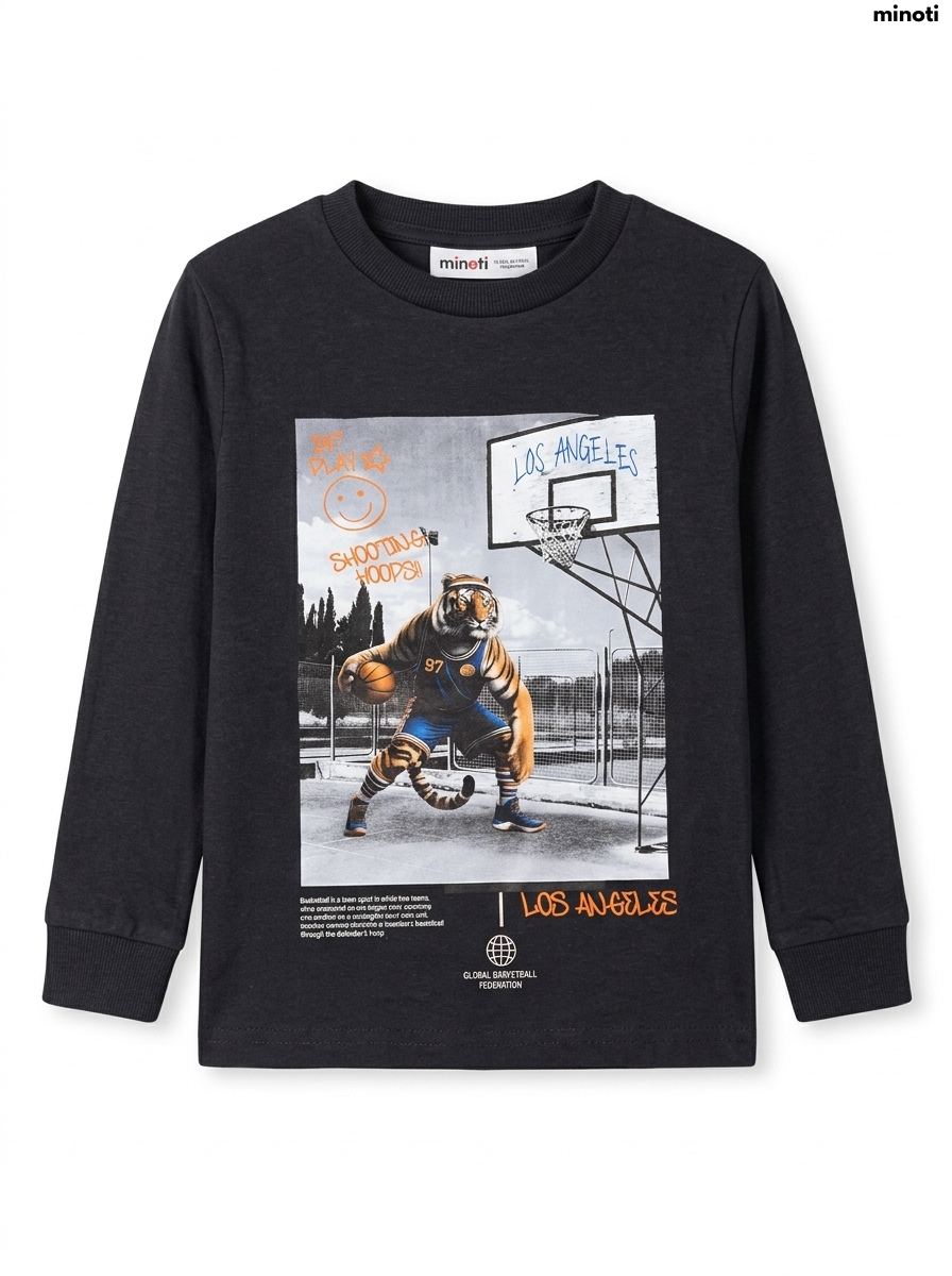 Imported Boy Los Angeles Hoops Long-Sleeve Tee