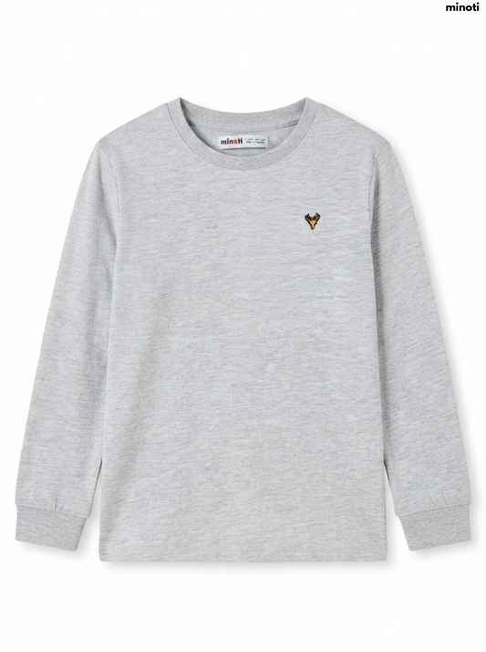 Imported Boy Minimalist Crewneck Basic Tee