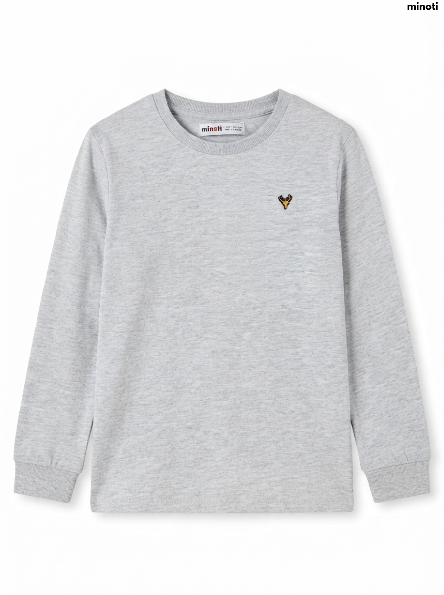 Imported Boy Minimalist Crewneck Basic Tee